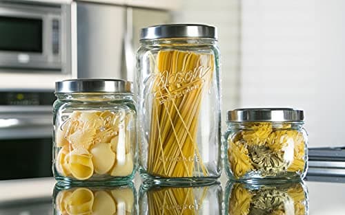 Airtight Kitchen Food Storage Canisters - 3 Piece Set