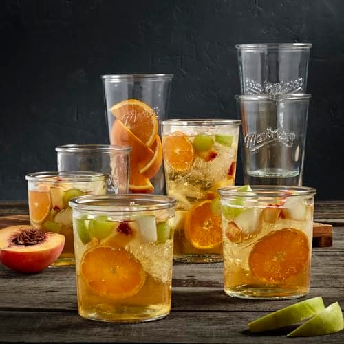 Refined Glass Drinkware Set for Adults