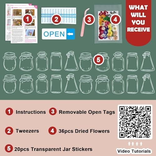 Dried Flower Bookmark Making Kit for DIY Enthusiasts
