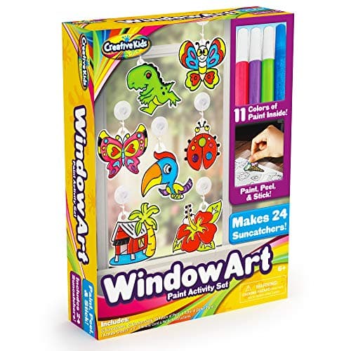 Creative Kids 24-Suncatcher Window Paint Art Kit for Kids