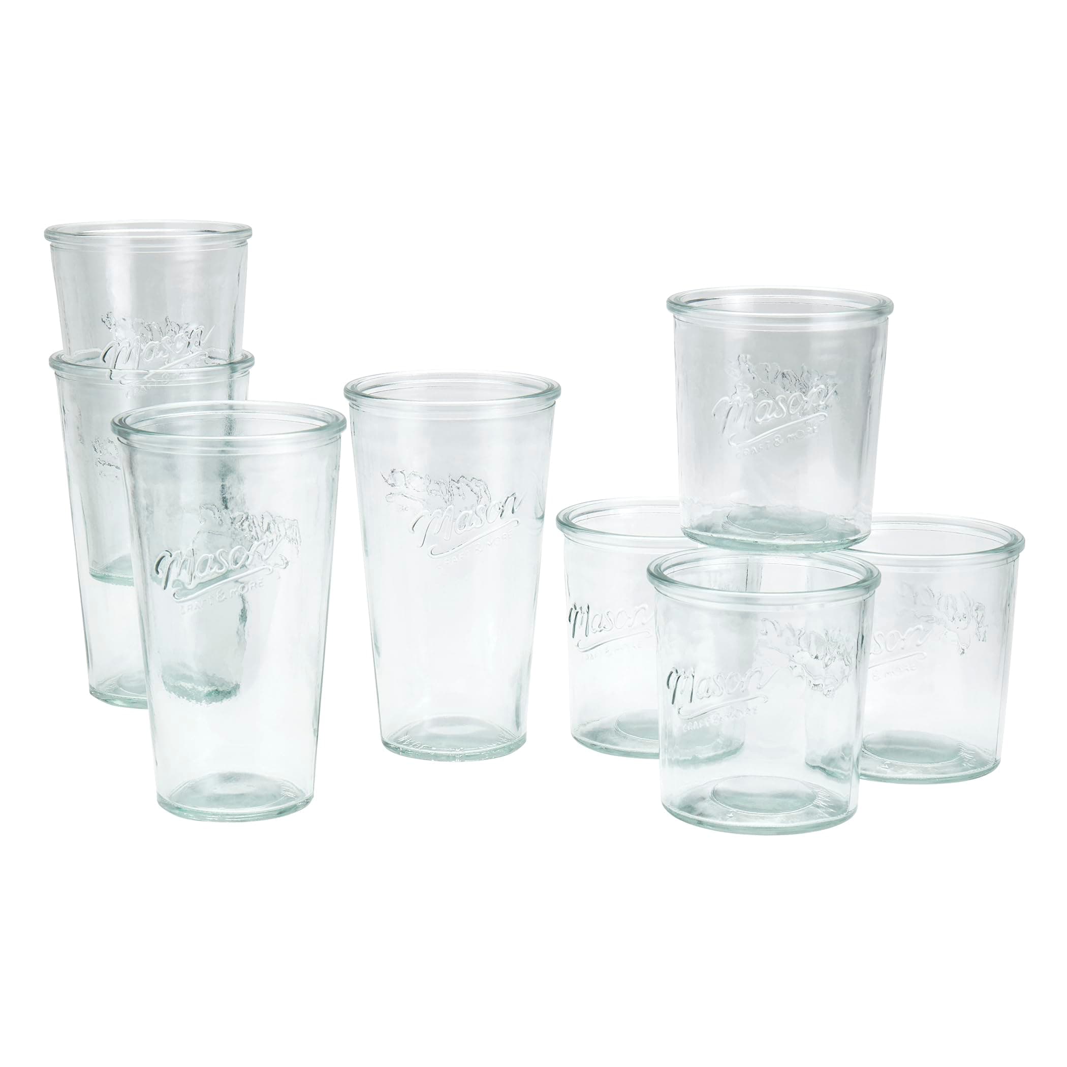 Refined Glass Drinkware Set for Adults
