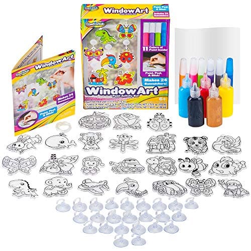 Creative Kids 24-Suncatcher Window Paint Art Kit for Kids