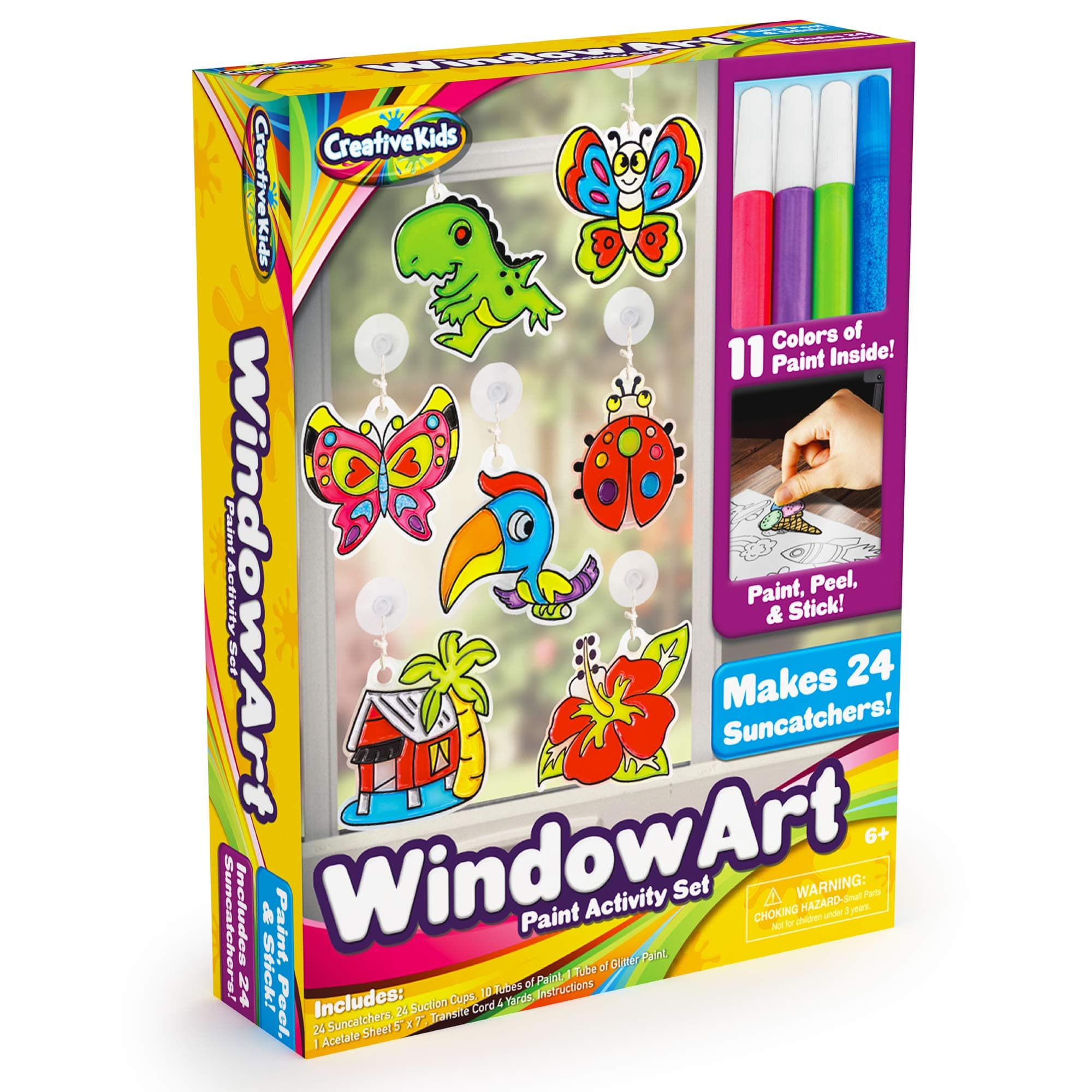 Creative Kids 24-Suncatcher Window Paint Art Kit for Kids